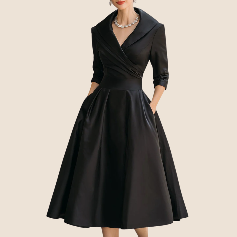 Rosalie | Elegantné midi šaty s jemným leskom