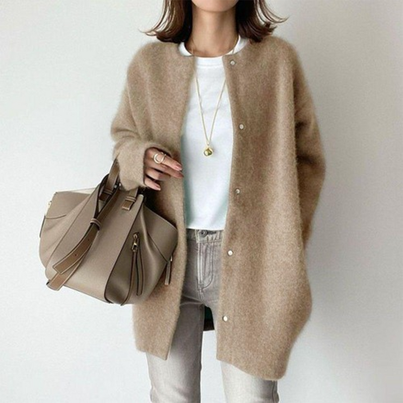 Chloé™ – Elegantný kašmírový kardigan